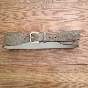 NWOT Cole Haan embossed SNAKESKIN